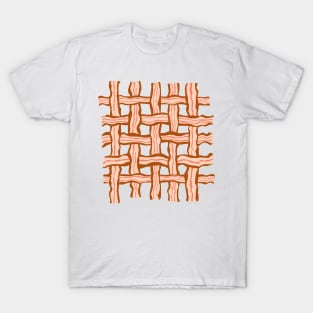 weaved bacon T-Shirt